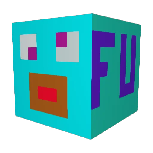 Foreman_08 Minecraft avatar head, 3D render