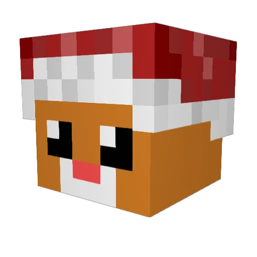 Forenso Minecraft avatar head, 3D render