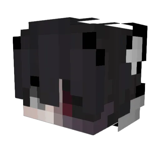 Foreoz Minecraft avatar head, 3D render