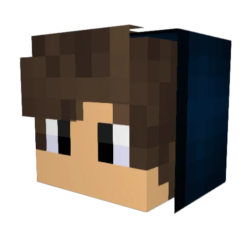 Foresight16 Minecraft avatar head, 3D render