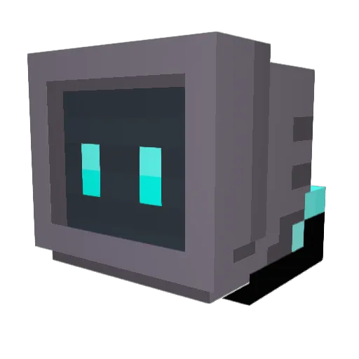 ForestLight Minecraft avatar head, 3D render
