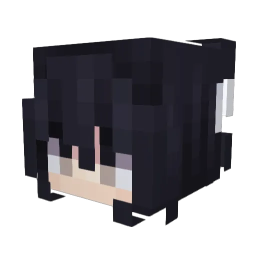 ForestMessenger Minecraft avatar head, 3D render