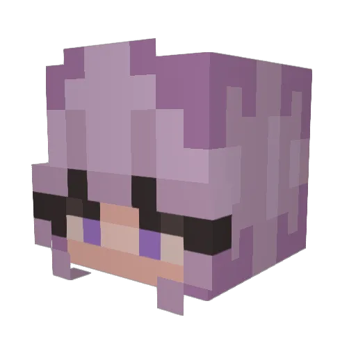 Forest_Fires_ Minecraft avatar head, 3D render