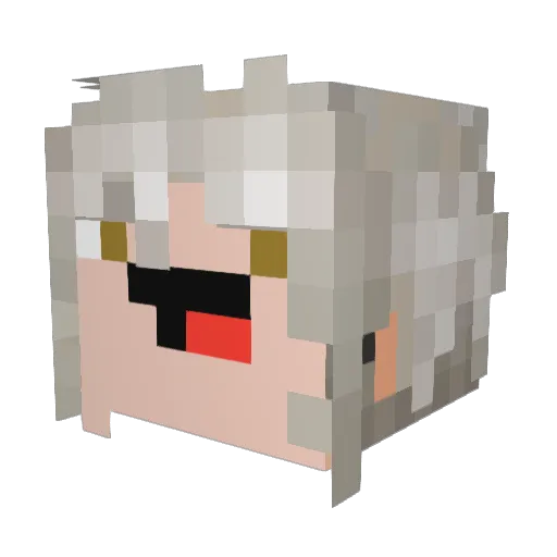 Forestm1st Minecraft avatar head, 3D render