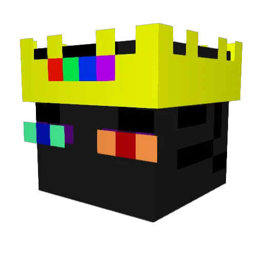 Foresturi Minecraft avatar head, 3D render