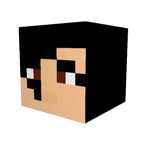 ForetellerBryn Minecraft avatar head, 3D render