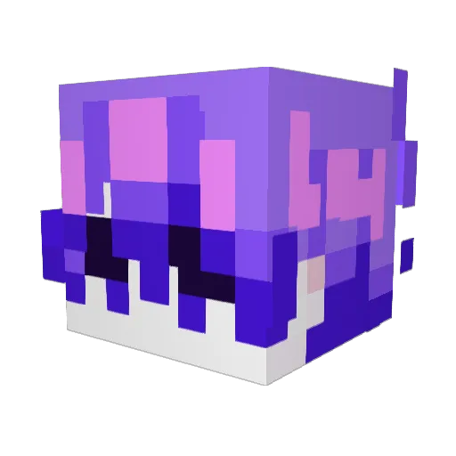 ForeverFutures Minecraft avatar head, 3D render