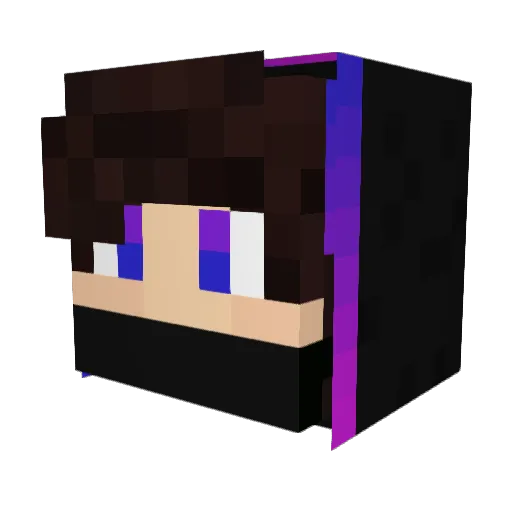 ForeverPhoenix53 Minecraft avatar head, 3D render