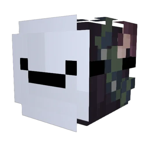 Forever_Choco Minecraft avatar head, 3D render