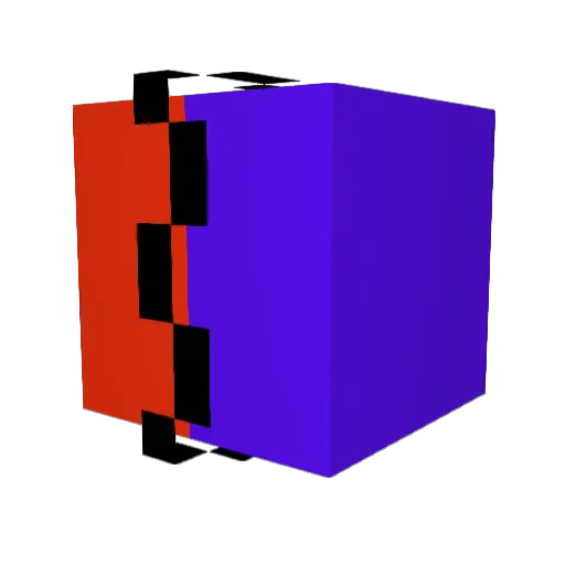 Forevertea Minecraft avatar head, 3D render