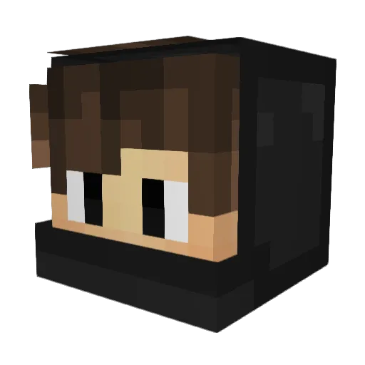 Forexdude Minecraft avatar head, 3D render
