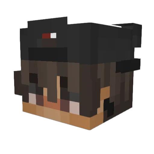 Forfend Minecraft avatar head, 3D render