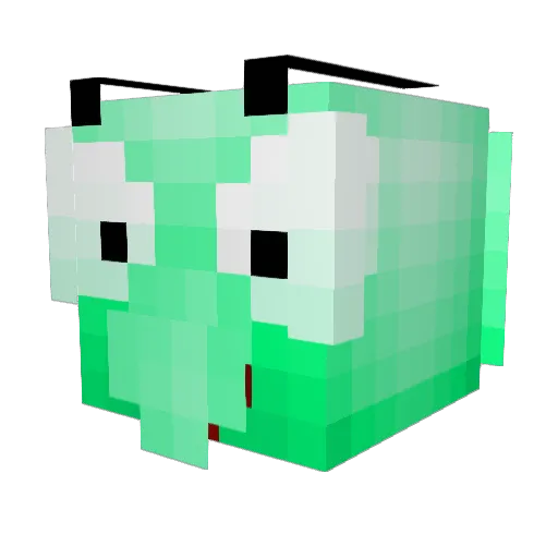 ForgeUncle Minecraft avatar head, 3D render