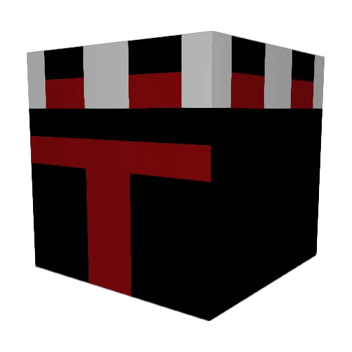 Forged_Persona Minecraft avatar head, 3D render