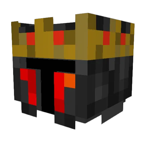 ForgeofFire Minecraft avatar head, 3D render