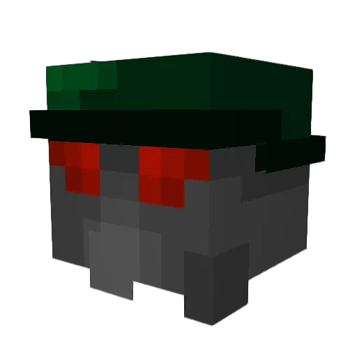 ForgetMeNot1224 Minecraft avatar head, 3D render
