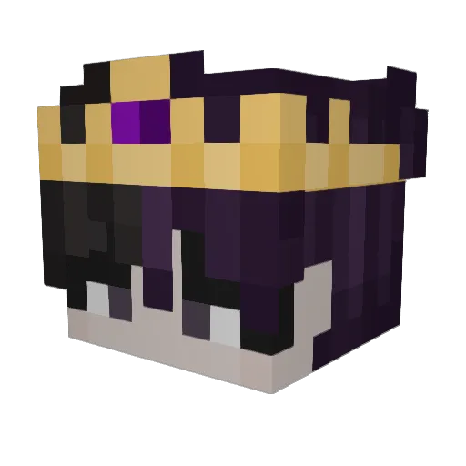 ForgetMe_Tax Minecraft avatar head, 3D render
