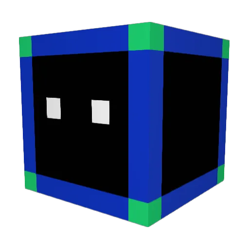 ForgottenRFB Minecraft avatar head, 3D render