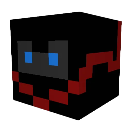 ForgottenZoul Minecraft avatar head, 3D render