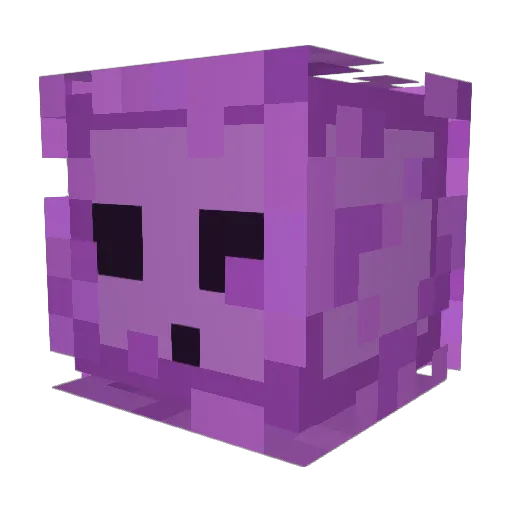 Forgotten_YT Minecraft avatar head, 3D render