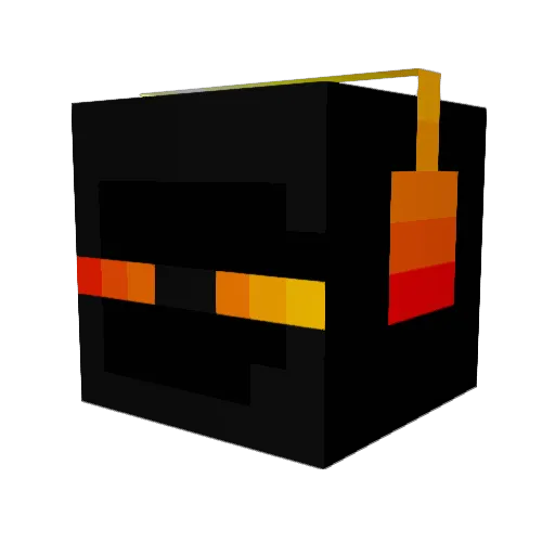 Forgottenland Minecraft avatar head, 3D render