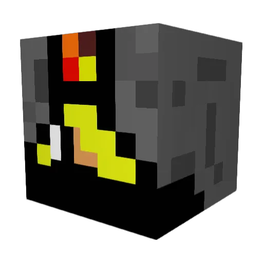 Forir777 Minecraft avatar head, 3D render