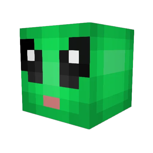 ForkInAMicrowave Minecraft avatar head, 3D render