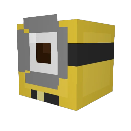ForkZeBunny Minecraft avatar head, 3D render