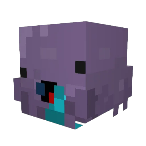 Fork_Knife Minecraft avatar head, 3D render