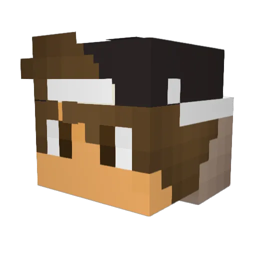 ForlornBrake133 Minecraft avatar head, 3D render