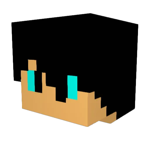 Form_pro Minecraft avatar head, 3D render