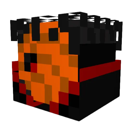 FormalChicken69 Minecraft avatar head, 3D render