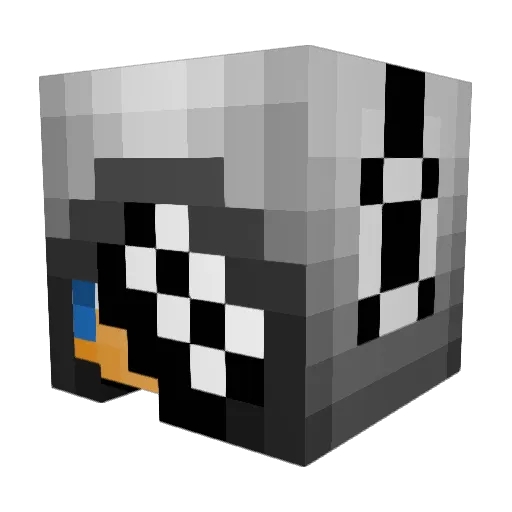 FormalChickens Minecraft avatar head, 3D render