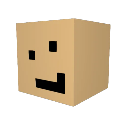FormalFox909 Minecraft avatar head, 3D render