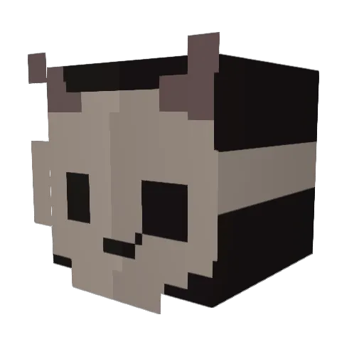 Formaster27 Minecraft avatar head, 3D render