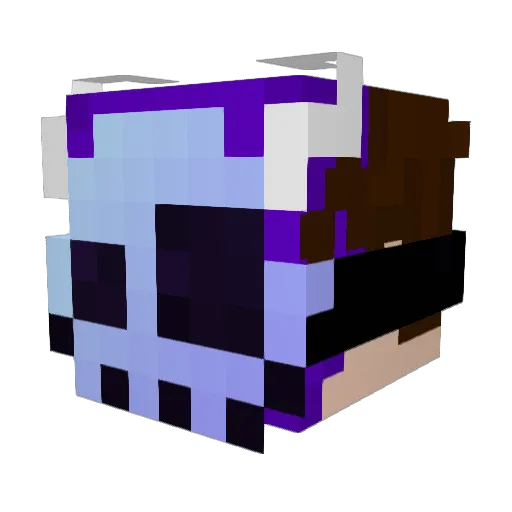 FormedDeath Minecraft avatar head, 3D render