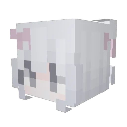 Formeta Minecraft avatar head, 3D render