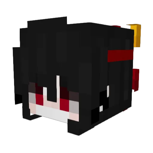 Forneus0 Minecraft avatar head, 3D render