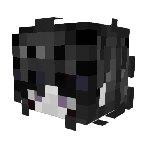 Foroei Minecraft avatar head, 3D render