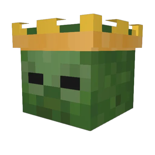 Forrenbig8 Minecraft avatar head, 3D render