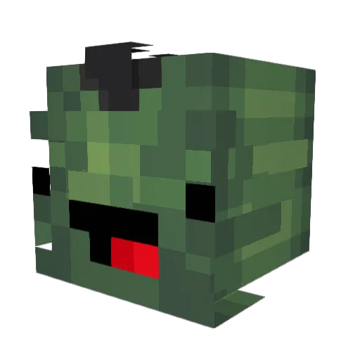 Forreth Minecraft avatar head, 3D render
