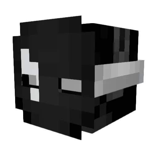 ForsLegend Minecraft avatar head, 3D render