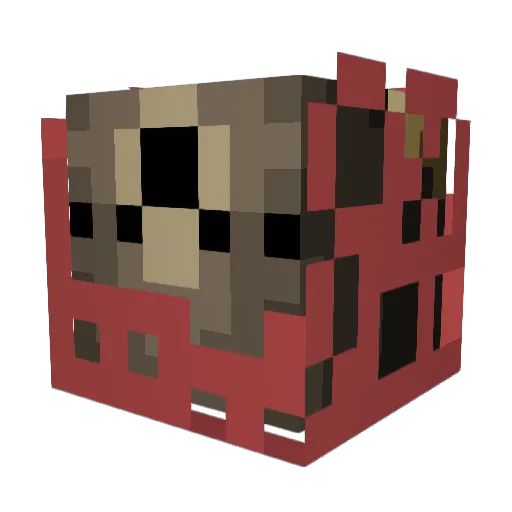 Forsaken1397 Minecraft avatar head, 3D render