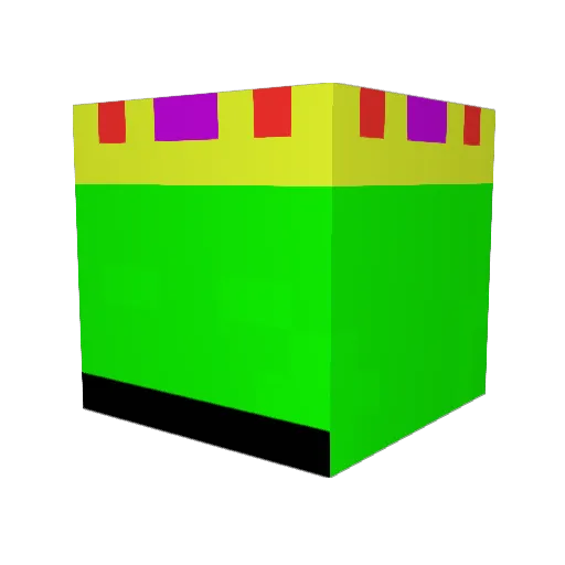 Forscherfreunde5 Minecraft avatar head, 3D render