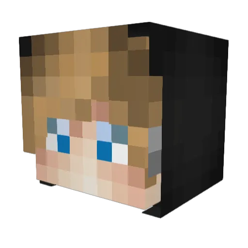 Forsetti1 Minecraft avatar head, 3D render