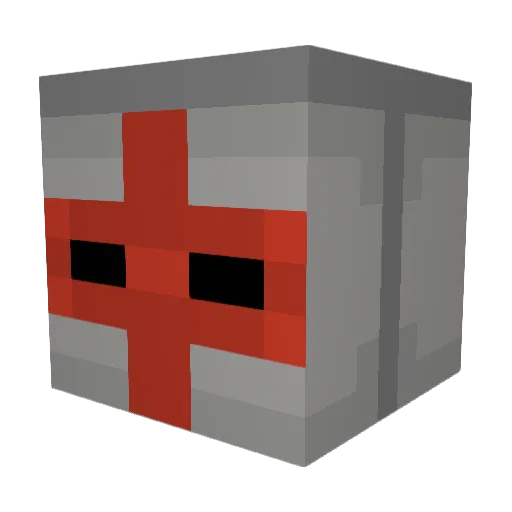 Fort33 Minecraft avatar head, 3D render