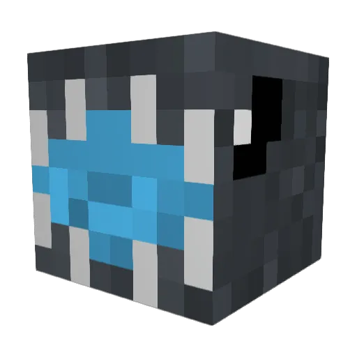FortDragon Minecraft avatar head, 3D render