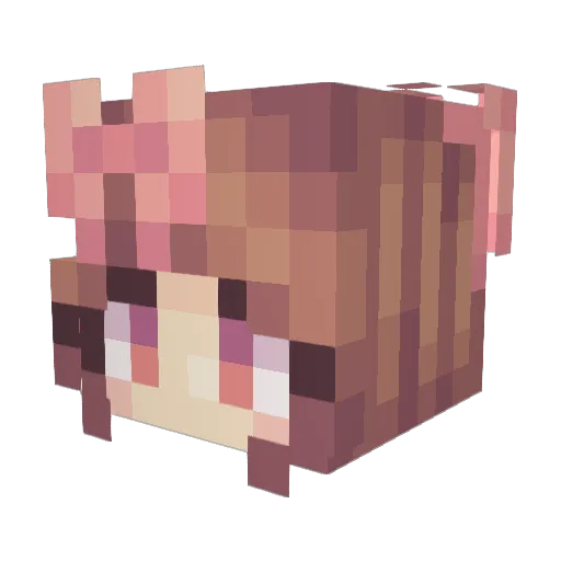 Fortcrafter69 Minecraft avatar head, 3D render