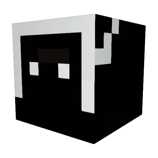 FortdayYT Minecraft avatar head, 3D render