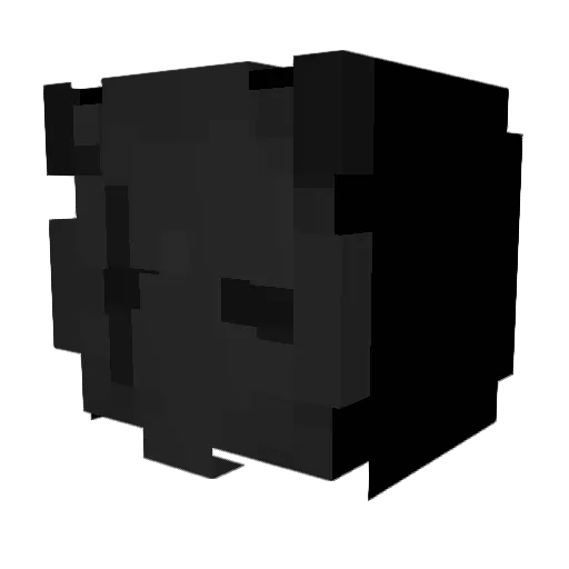 Forthefrogies Minecraft avatar head, 3D render